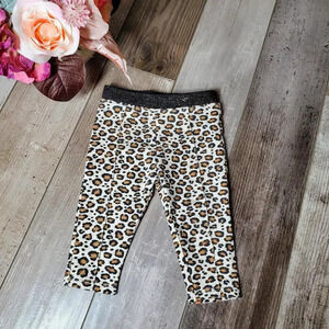 Garanimals Girl Leggings Leopard Cheetah Print Size 3-6 Months